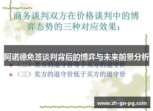 阿诺德免签谈判背后的博弈与未来前景分析 阿诺德免签谈判背后的博弈与未来前景分析
